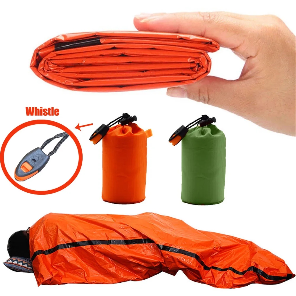 Bivy Bag Emergency - 휴대용 방수 응급 서바이벌 침낭 하이킹