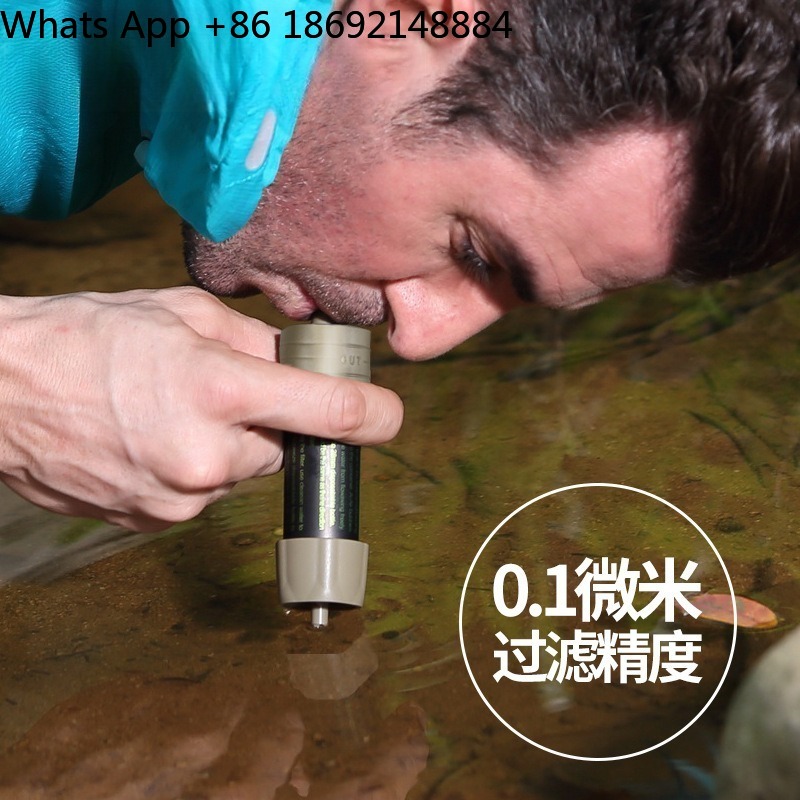 야외용 정수 빨대 중력 정수백 휴대용 필터 L630 - Water Purification Straw 리뷰 및 가격