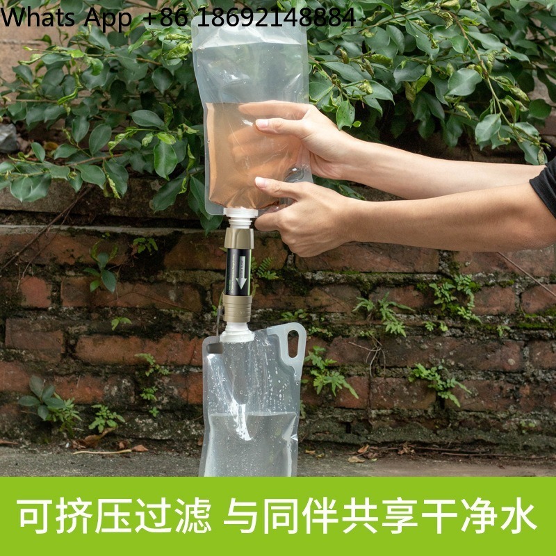 야외용 정수 빨대 중력 정수백 휴대용 필터 L630 - Water Purification Straw 리뷰 및 가격