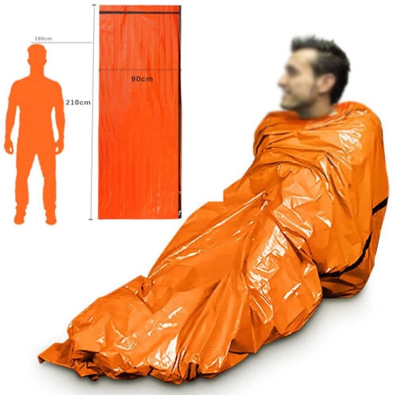 휴대용 방수 긴급 생존 침낭 야외 Edc 캠핑 장비 열 - Bivy Bag Emergency 리뷰 및 가격
