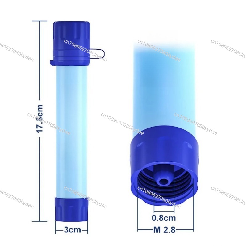 야외용 해외 캠핑 생존 휴대용 직수 필터 1500L 빨 - Water Purification Straw 리뷰 및 가격
