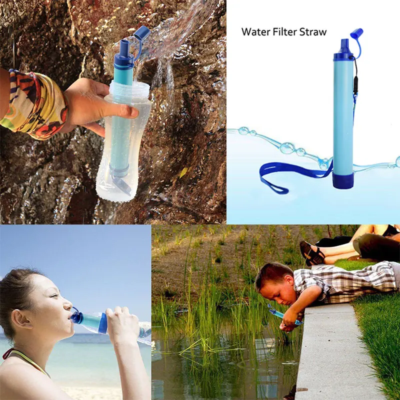 야외 미니 워터 필터 밀짚 캠핑 정화 생존 또는 비상  - Water Purification Straw 리뷰 및 가격